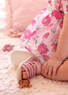 Sandali ragnetto con fibbia neonata Mayoral Newborn rosa - ErreGiModaBimbo