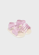 Sandali ragnetto con fibbia neonata Mayoral Newborn rosa - ErreGiModaBimbo