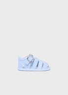 Sandali ragnetto con fibbia neonato Mayoral Newborn azzurro - ErreGiModaBimbo