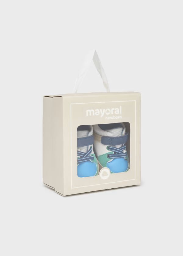 Scarpe sportive neonato celeste Mayoral Newborn - ErreGiModaBimbo