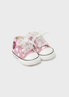 Scarpe sportive sneakers fiocco neonata Mayoral Newborn rosa - ErreGiModaBimbo