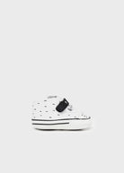 Scarpe tela bianco neonato con velcro Mayoral Newborn - ErreGiModaBimbo