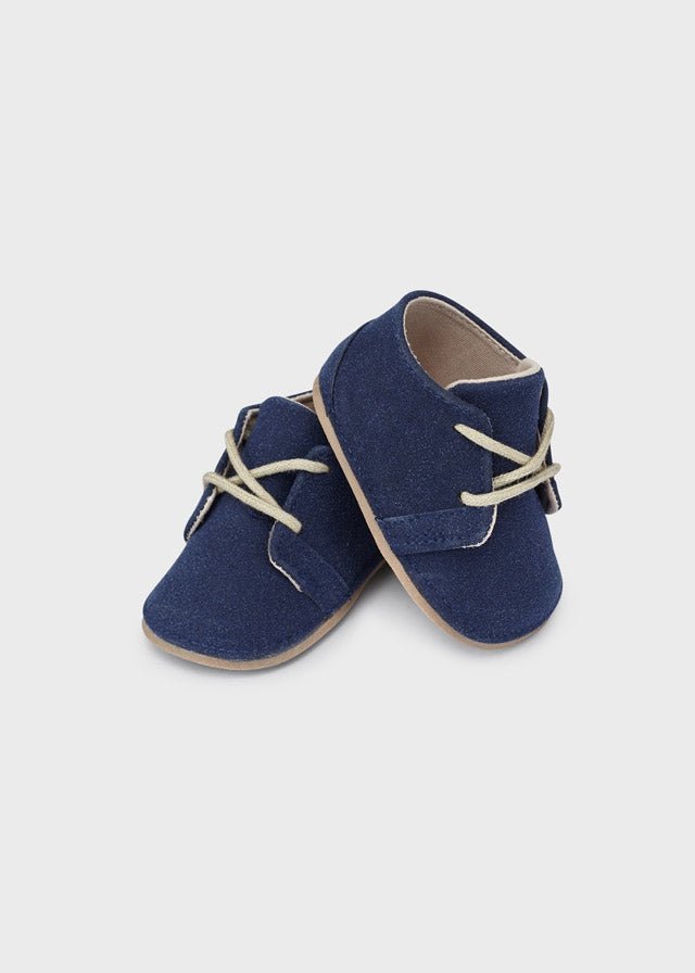 Scarpe tipo clarks blu neonato Mayoral Newborn - ErreGiModaBimbo