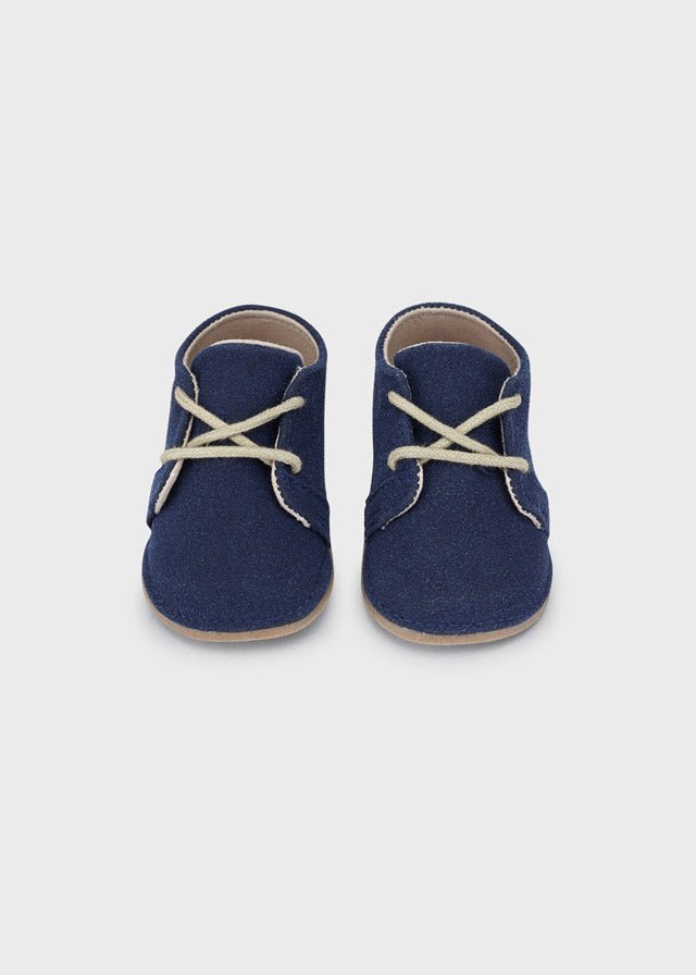 Scarpe tipo clarks blu neonato Mayoral Newborn - ErreGiModaBimbo