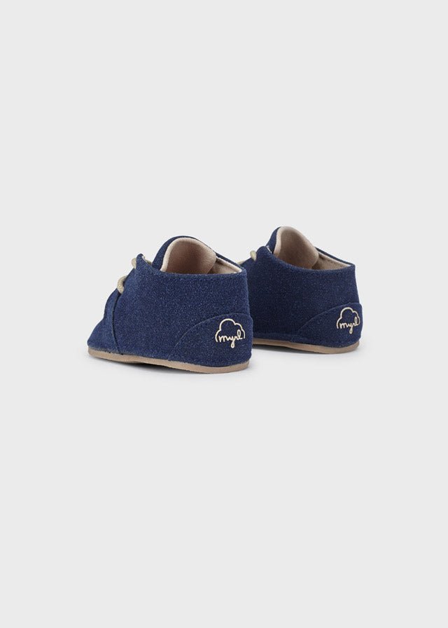 Scarpe tipo clarks blu neonato Mayoral Newborn - ErreGiModaBimbo