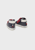 Scarpette neonato Mayoral Newborn blu e rosse - ErreGiModaBimbo