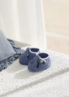 Scarpine tricot in cotone neonato Mayoral Newborn blu