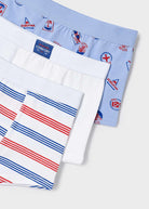 Set 3 Boxer fresco cotone bambino Mayoral Holiday Mayoral 2 Anni 92cm