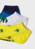 Set 3 paia calzini fresco cotone bambino Mayoral Skate limone - ErreGiModaBimbo