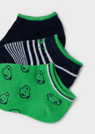 Set 3 paia calzini fresco cotone neonato Mayoral verde Koala - ErreGiModaBimbo