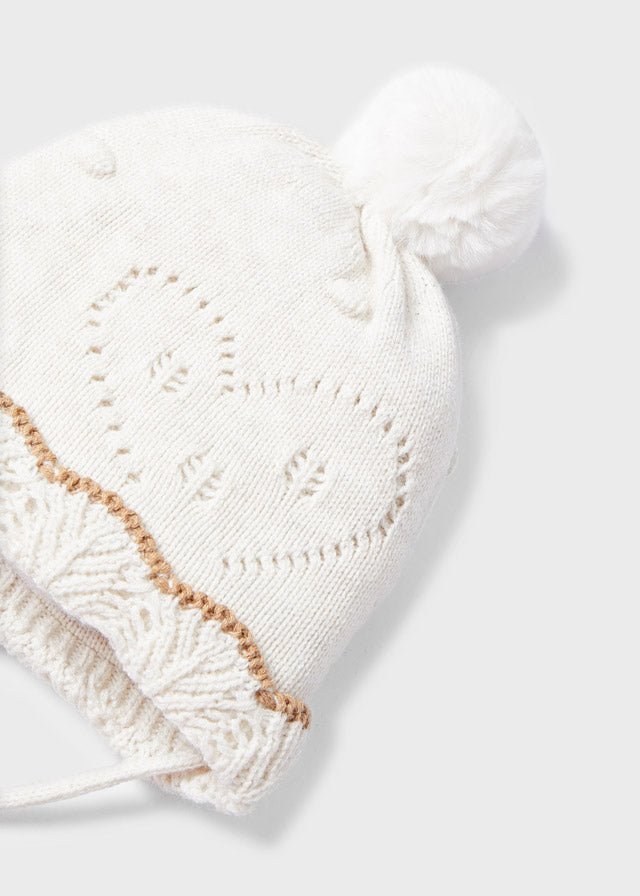Set 3 pezzi Milk cappello sciarpa e manopole neonata Mayoral - ErreGiModaBimbo