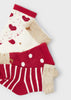Set 4 paia calzini neonati Mayoral caldo cotone rosso - ErreGiModaBimbo