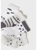 Set 4 paia calzini neonato Mayoral Newborn con stampa zebra - ErreGiModaBimbo
