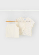 Set Bambina Mayoral: Top a Spalline e Coprispalle Mayoral 2 Anni 92cm