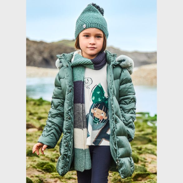 Set cappello e sciarpa bambina mayoral verde - ErreGiModaBimbo