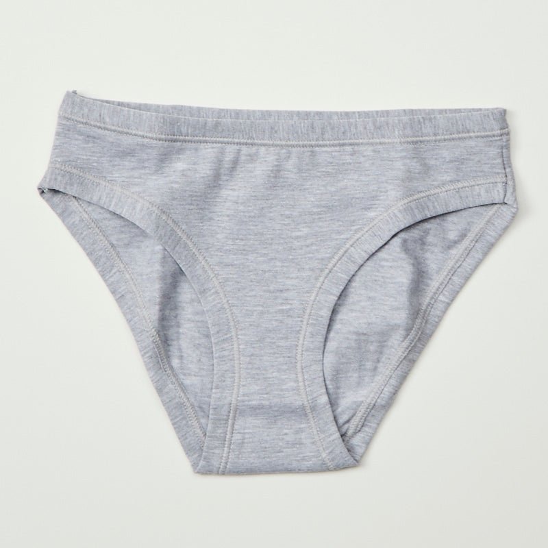 Slip bambina Cotone Bielastico grigio - ErreGiModaBimbo