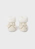 Stivaletto tricot pellicciotto neonata Mayoral Newborn beige