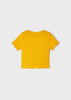 T-Shirt arricciata bambina Mayoral giallo banana - ErreGiModaBimbo