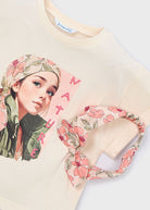 T-shirt bambina Mayoral con Stampa 'Nature' e Fascia Mayoral 2 Anni 92cm