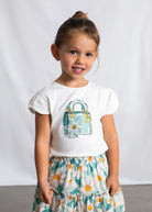T-shirt Mayoral Bambina con Grafica Borsetta Mayoral 2 Anni 92cm