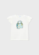 T-shirt Mayoral Bambina con Grafica Borsetta Mayoral 2 Anni 92cm