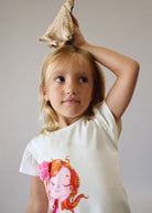 T-shirt bambina con stampa sirena - Mayoral Mayoral 2 Anni 92cm