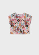 T-Shirt ragazza Mayoral stampata - ErreGiModaBimbo