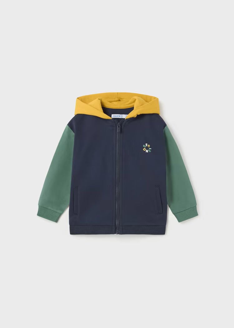 Tuta 3 pezzi felpa zip neonato Mayoral tema drago - ErreGiModaBimbo