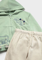 Tuta interattiva neonato Mayoral verde beige Mayoral 6 Mesi 68cm