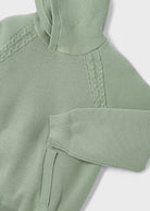 Tuta bambina Mayoral tricot tinta unita verde - ErreGiModaBimbo