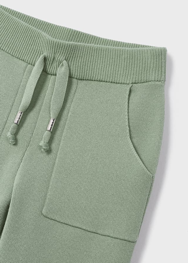 Tuta bambina Mayoral tricot tinta unita verde - ErreGiModaBimbo