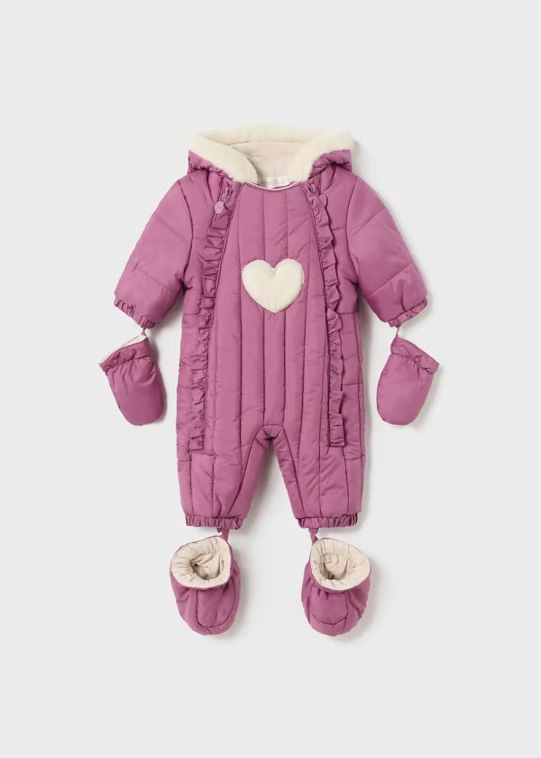 Tuta termica violetto neonata Mayoral Newborn - ErreGiModaBimbo