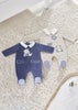 Tutina ciniglia neonato Mayoral Newborn tema blu orsetto - ErreGiModaBimbo