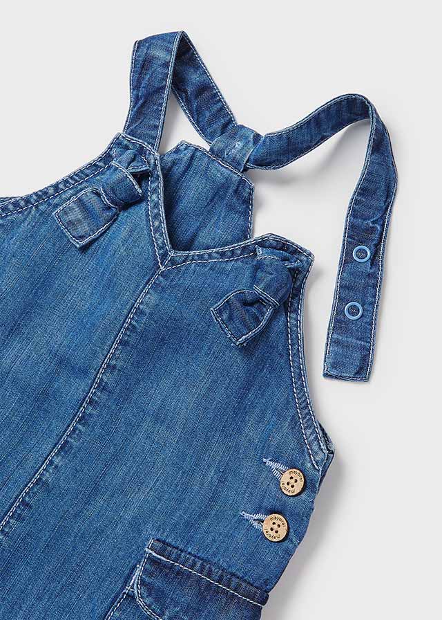 Tutina salopette jeans neonata Mayoral Lyocell Tencel™ - ErreGiModaBimbo