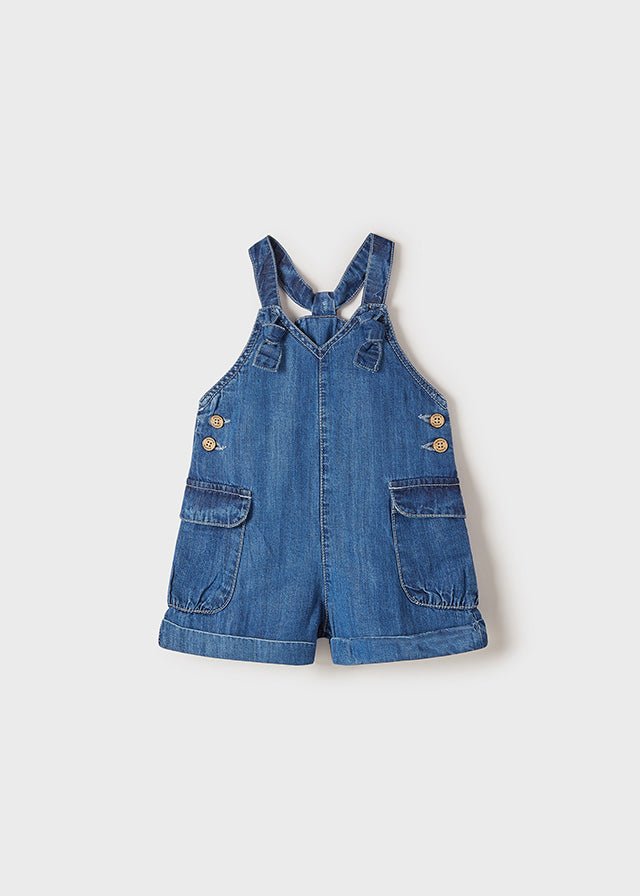 Tutina salopette jeans neonata Mayoral Lyocell Tencel™ - ErreGiModaBimbo