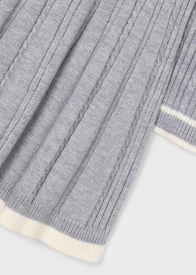 Vestito a costine tricot bambina Mayoral grigio perla Mayoral 2 Anni 92cm
