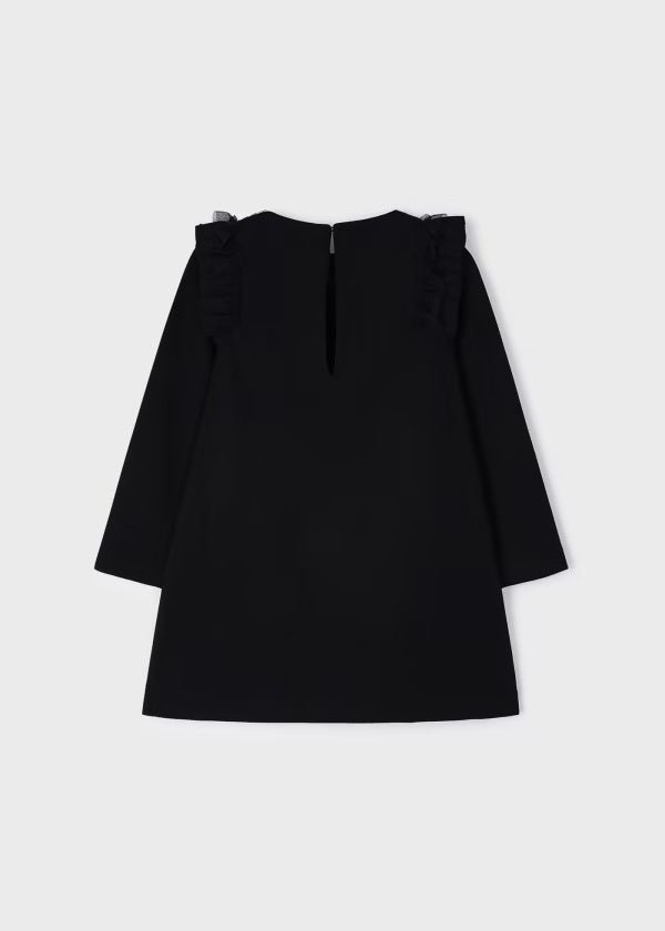 Vestito combinato bambina Mayoral fantasia pied de poule - ErreGiModaBimbo