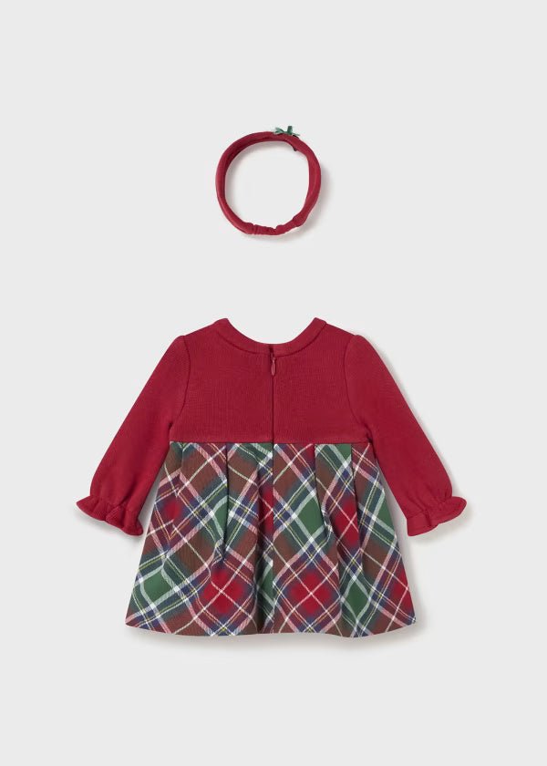 Vestito combinato con fascetta caldo cotone neonata Mayoral Newborn - ErreGiModaBimbo