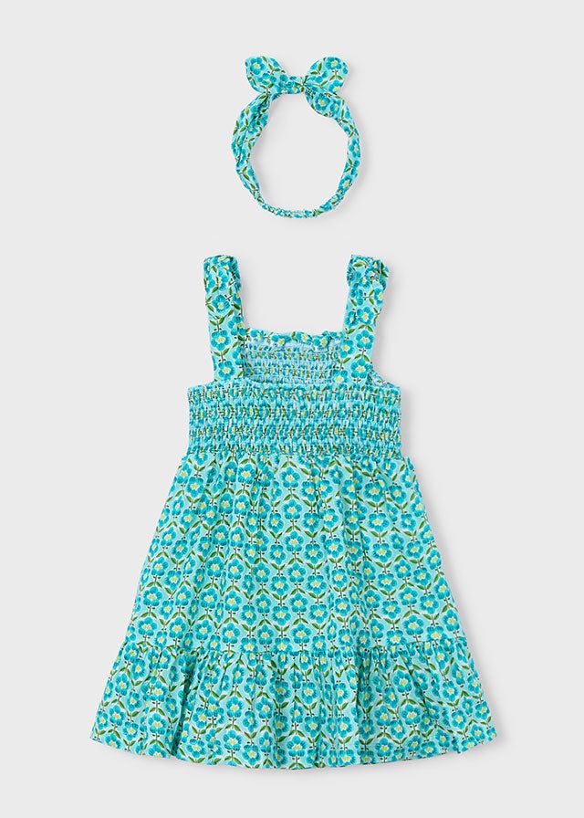 Vestito abbinato bambina Mayoral con stampa floreale Mayoral 2 Anni 92cm