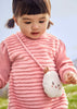 Vestito pellicciotto con borsetta neonata Mayoral rosa - ErreGiModaBimbo