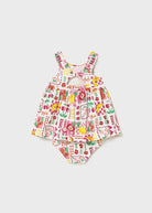 Vestito neonata copripannolino ibisco frutta Mayoral Mayoral 6 Mesi 68cm