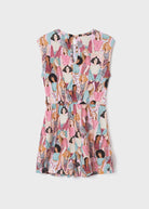 Vestito stampato ragazza Mayoral "Girl" - ErreGiModaBimbo