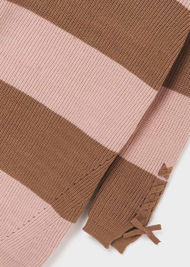 Vestito tricot manica lunga ragazza Mayoral rosa - ErreGiModaBimbo