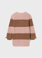 Vestito tricot manica lunga ragazza Mayoral rosa - ErreGiModaBimbo