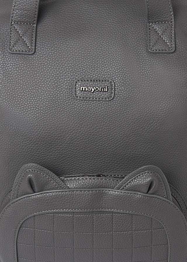 Zaino maternità Mayoral imbottito simnpelle grigio - ErreGiModaBimbo