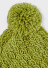 Cappello in maglia bambina Mayoral verde oliva