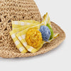 Cappello sombrero bambina Mayoral fioccofiori giallo