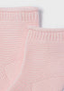 Cardigan con calzini Mayoral Newborn in filo di cotone rosa