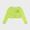 Cardigan neonata Mayoral verde pistacchio in tricot