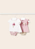 Completo 2 pezzi  neonata Mayoral Newborn rosa baby